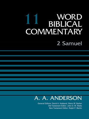 cover image of 2 Samuel, Volume 11